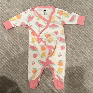 Monica and Andy Pajamas with Fruit 3-6 months
